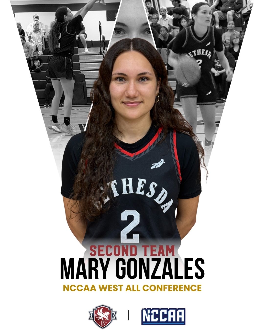 Mary Gonzales Earns NCCAA West Second Team All-Conference Honors